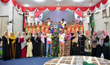 Sekdakab Kampar Hambali Lepas Tim Sepak Bola Kampar Muda Bima Sakti U-11 ke Liga Sentra Indonesia Tingkat Nasional