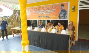 Anggota DPRD Kota Pekanbaru Suherman Sosialisasi Perda di Daerah Pemilihan IV