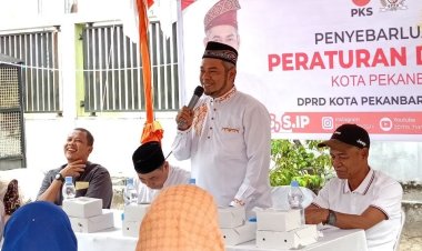 Anggota DPRD Kota Pekanbaru Hamdani Sosialisasikan Perda Tanggung Jawab Sosial dan Lingkungan Perusahaan di Dapil IV