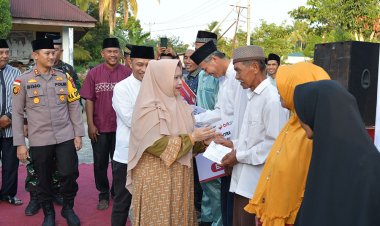 Safari Ramadhan di Sukarjo Mesim, Bupati Bengkalis Paparkan Program Prioritas Kecamatan Rupat