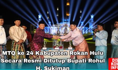 MTQ ke-24 Rohul Ditutup, Kecamatan Rokan IV Koto Juara Umum