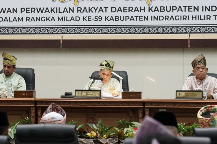 Pimpin Paripurna Istimewa Milad ke-59 Inhil, Dr Ferryandi Singgung Pentingnya Regenerasi Kepemimpinan