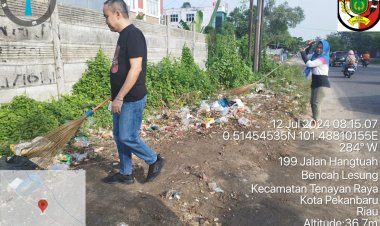 Galakkan Goro Jumat, Camat Tenayan Raya Incar TPS Ilegal