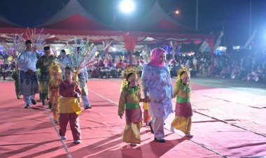 Spektakuler, Pembukaan MTQ ke-35 Bukit Batu Bikin Bupati Bengkalis Kasmarni Berdecak Kagum