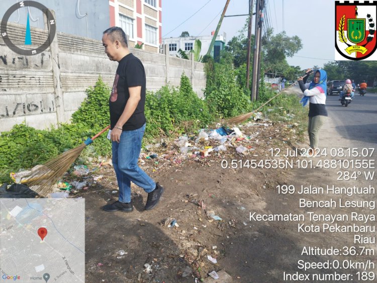 Galakkan Goro Jumat, Camat Tenayan Raya Incar TPS Ilegal