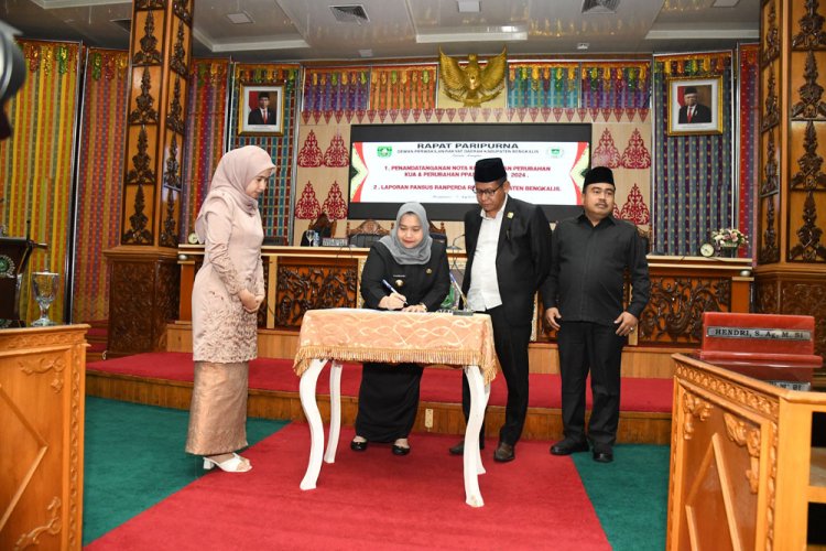 Bupati Bengkalis Kasmarni Apresiasi Tujuh Fraksi DPRD Setuju Ranperda RPJPD Segera Disahkan