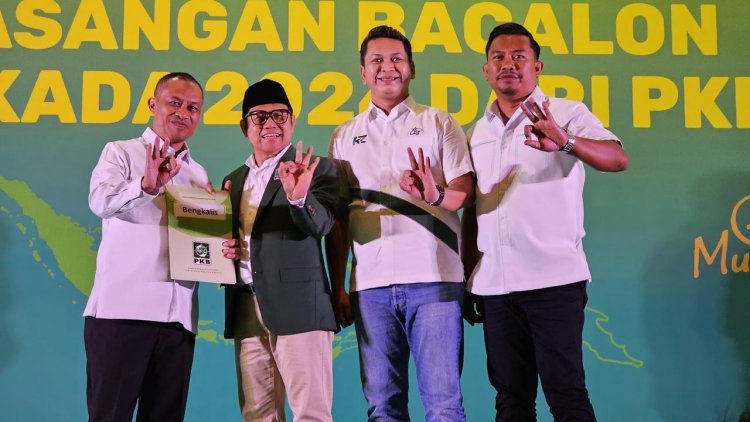 Kantongi Rekomendasi DPP PKB, Kasmarni-Bagus Santoso Siap Berlayar ke Pilkada Bengkalis