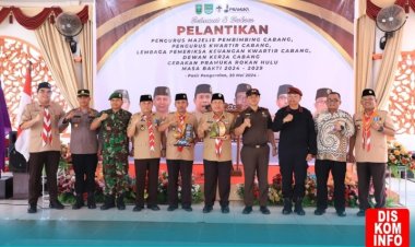 Sukiman Minta Pramuka Rohul Bina Generasi Muda dan Bangun Karakter Tangguh