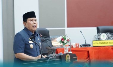 Dapat Opini Wajar Tanpa Pengecualian, Bupati Rokan Hulu H Sukiman Sampaikan LPJ APBD Tahun 2023
