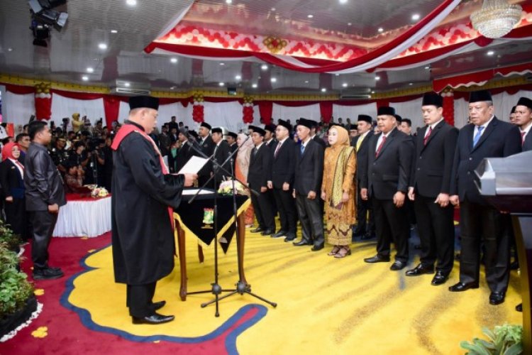 Anggota DPRD Kampar Periode 2024-2029 Dilantik, Ini nama-namanya