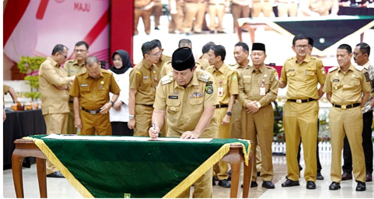 Bupati Rohul Ikuti Rembug Percepatan Penurunan Stunting, Kasus di Rohul Turun 6,1 Persen