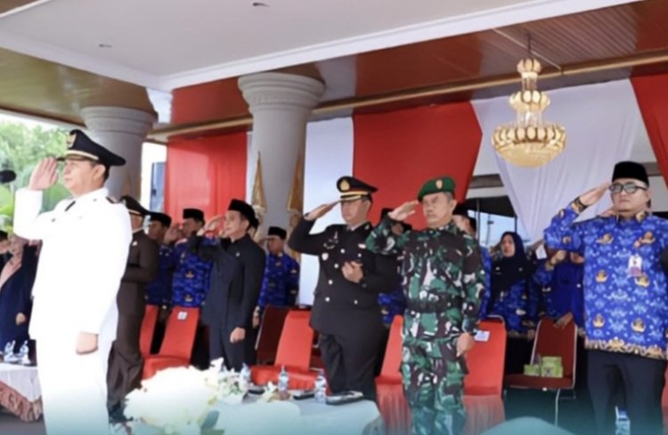 Wabup Indra Gunawan Pimpin Peringatan Hari Pancasila, Menyonsong 100 tahun Indonesia Emas