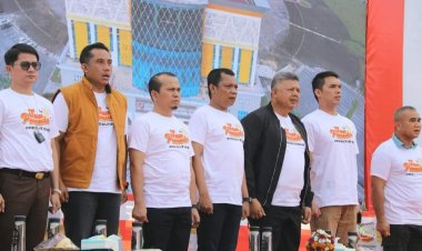 Ketua DPRD Pekanbaru dan Pj Walikota Hadiri Konser Sua Pemuda di RTH Tunjuk Ajar Integritas