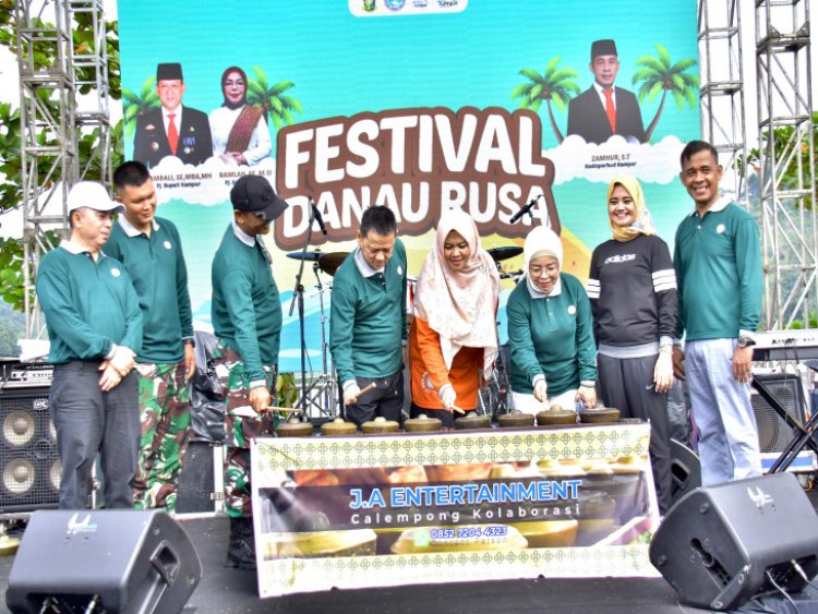 Festival Danau Rusa di XIII Koto Kampar Dibuka, Perkenalkan ke Manca Negara