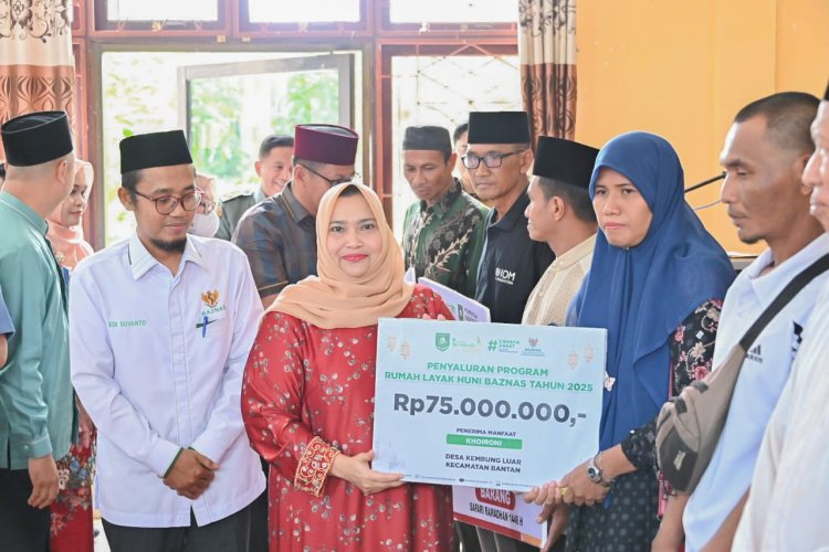 Bupati Kasmarni Safari Ramadhan di Bantan, Nyatakan Lanjutkan Program