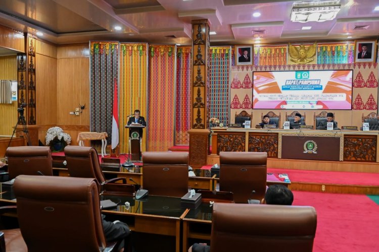 Pemkab Bengkalis Sampaikan Tanggapan Atas Pandum Fraksi Terhadap LKPJ 2024
