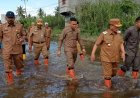 PUPR Rohil Kerahkan Empat Ekskavator Keruk Sungai