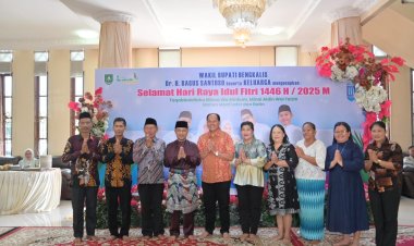 Tamu Istimewa Wabup Bagus Santoso di Open House Dari Malaysia Hingga Forkopim