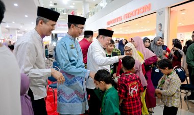 300 Anak Yatim Bengkalis Dibelanjakan Baju Lebaran Oleh Pemkab Bengkalis