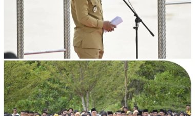Amanah Perdana Wakil Bupati Jhony Charles : Apel Pagi Jangan Sekadar Rutinitas