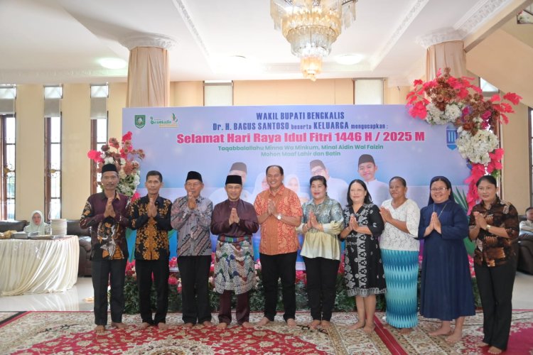 Tamu Istimewa Wabup Bagus Santoso di Open House Dari Malaysia Hingga Forkopim