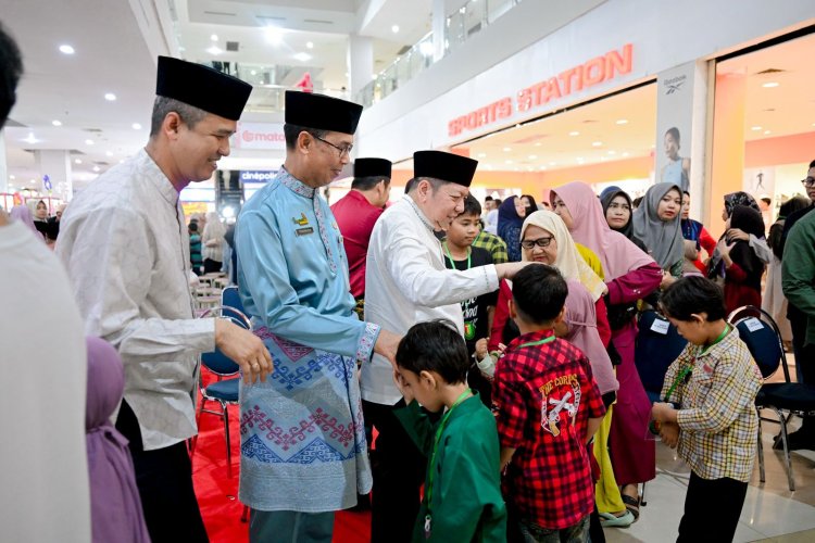 300 Anak Yatim Bengkalis Dibelanjakan Baju Lebaran Oleh Pemkab Bengkalis