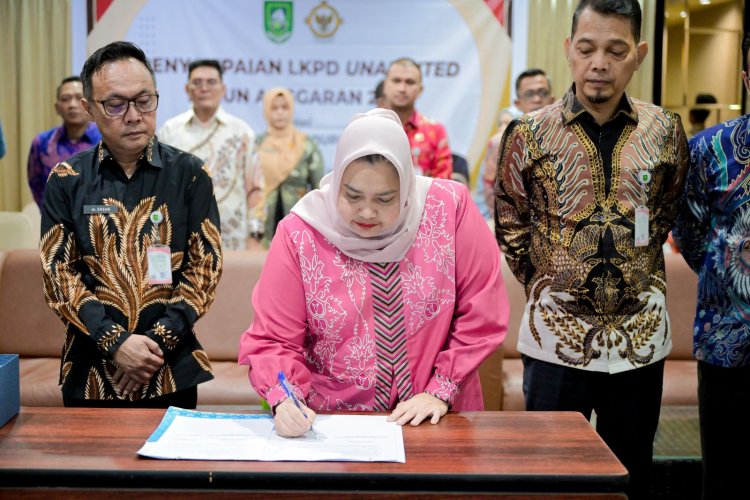 Serahkan LKPD Unaudited 2024 Ke BPK Tepat Waktu, Bupati Bengkalis Kasmarni Berharap WTP