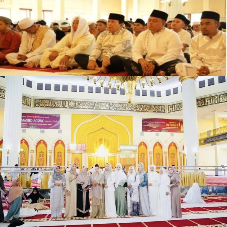 Bupati Rohul Sukiman Salat Idul Adha 1445 H di Masjid Islamic Center, Ajak Maknai Pengorbanan