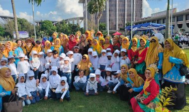 Bunda PAUD Bengkalis Hadiri Implementasi Porseni TK se-Provinsi Riau