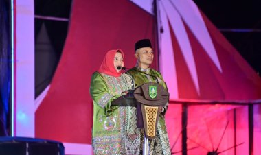 Langit Negeri Junjungan Bengkalis Gemerlap di Pembukaan MTQ ke-43 Provinsi Riau, Pesisir Qurani Penuh Pesona