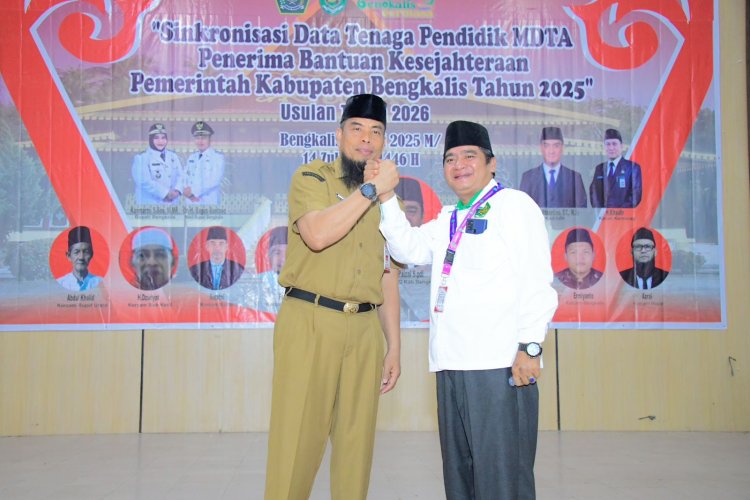 Bupati Bengkalis Akui Guru MDTA dan Madrasah Berperan Penting Dalam Pembangunan Pendidikan