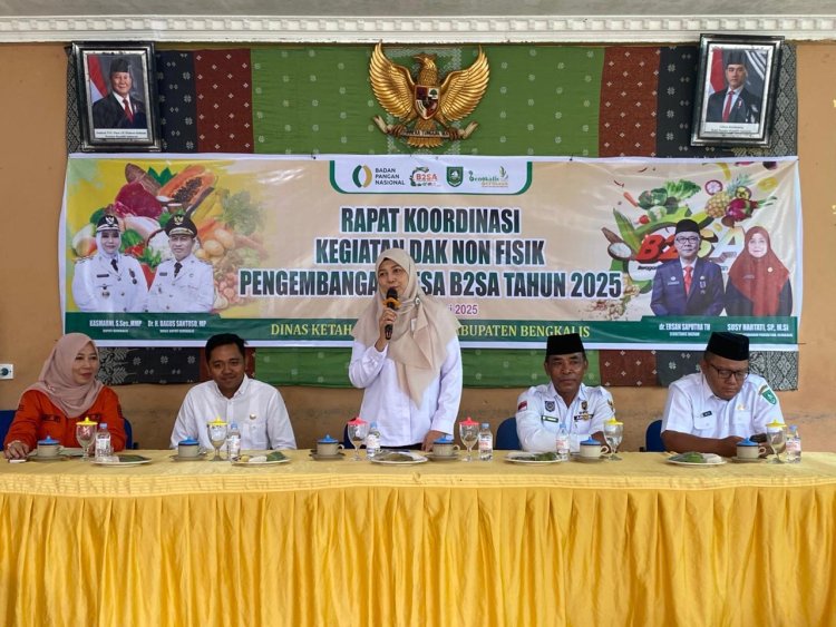 Lewat Program Desa B2SA, Pemkab Bengkalis Tingkatkan Kualitas Konsumsi Pangan