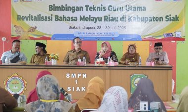 Sekolah Diminta Ajarkan Budaya Melayu Siak, Balai Bahasa Riau Gelar Bimtek Guru Utama RBD