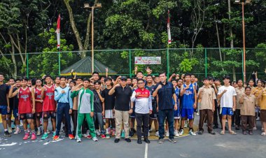 Jaring Atlet Berprestasi, Plt Asisten III Setdako Dumai Buka Kejurkot Basketball 2025