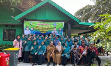 Bidang PSLB3 DLH Dumai Sosialisasikan Setiap Kelurahan di Dumai Wajib Miliki Bank Sampah 