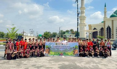 Diikuti 51 Orang dari Dua Pesantren, Wawako Sugiyarto Lepas Kontingen Jambore Pramuka Muslim Dunia 2025