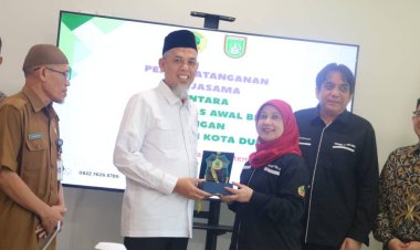Wali Kota Dumai Paisal Tandatangani MoU Bersama Rektor Universitas Awal Bros, Jalin Kerja Sama di Tiga Bidang