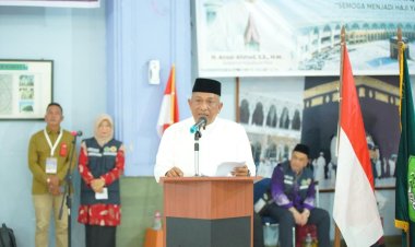 Lepas 344 JCH Rohul Kloter 9 Embarkasi Batam, Bupati Anton Titip Doa untuk Kemajuan Daerah