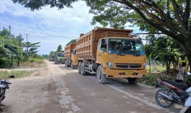 Dinilai Tidak Komit, Warga Palas Stop Kendaraan PT Wira Agung
