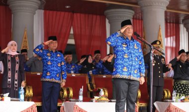 Pemkab Rohul Gelar Upacara Peringatan Hari Pahlawan Nasional Ke-80