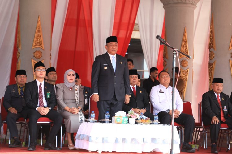 Bupati Rohul Pimpin Upacara Peringatan Hari Kesaktian Pancasila