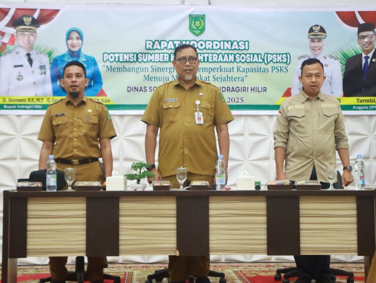 Tegaskan Pentingnya Sinergi Dalam Penguatan PSKS pada Rakor di Tembilahan, Bupati Inhil Ajak Kolaborasi