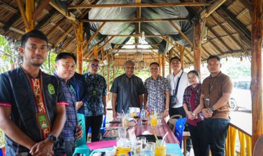 Diskominfoss dan PN Teluk Kuantan Bahas Rencana Kerjasama Saat Coffee Morning 