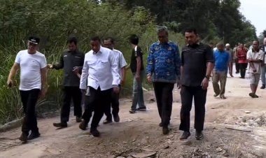 Wawako Pekanbaru Instruksikan Perbaikan Segera Jalan Lumba-lumba yang Rusak Parah