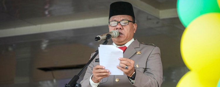 Bupati Kuansing Pimpin Upacara HAB ke-80 Kemenag, Serukan Jaga Harmonisasi Umat 
