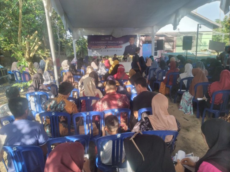 Serap Aspirasi, HM Sumardany Reses di Kecamatan Rumbai Timur