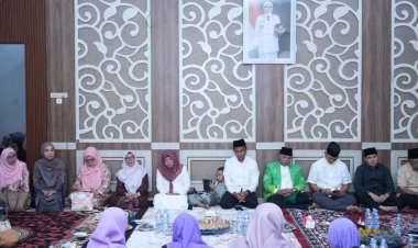 Pesan Bupati Kampar Saat Hadiri Khatam Alquran dan Bukber: Perkuat Silaturahmi, Jadikan Alquran Pedoman Hidup