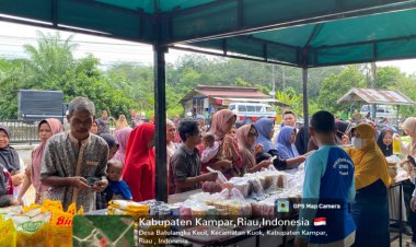 Pemkab Kampar Jaga Stabilitas Pangan Lewat Gerakan Pangan Murah di Sembilan Titik