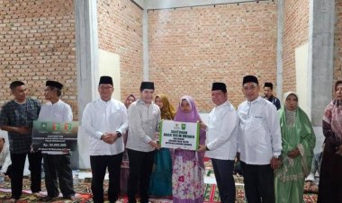 Dampingi Sekdaprov Riau Safari Ramadan di Kecamatan Tambang, Pj Sekda Kampar Minta Perhatian Pemprov Riau