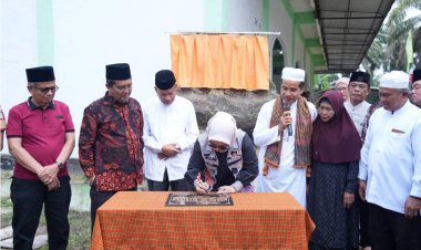 Wabup Kampar Resmikan Masjid Al-Fitriyah Desa Kualu dan Peringati Isra Miraj, Ajak Tauladani Hijrah Nabi Muhammad